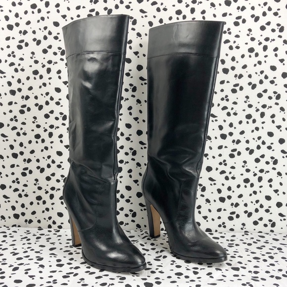 Michael Kors Shoes - KORS Michael Kors | Leather Knee High Heeled Boots